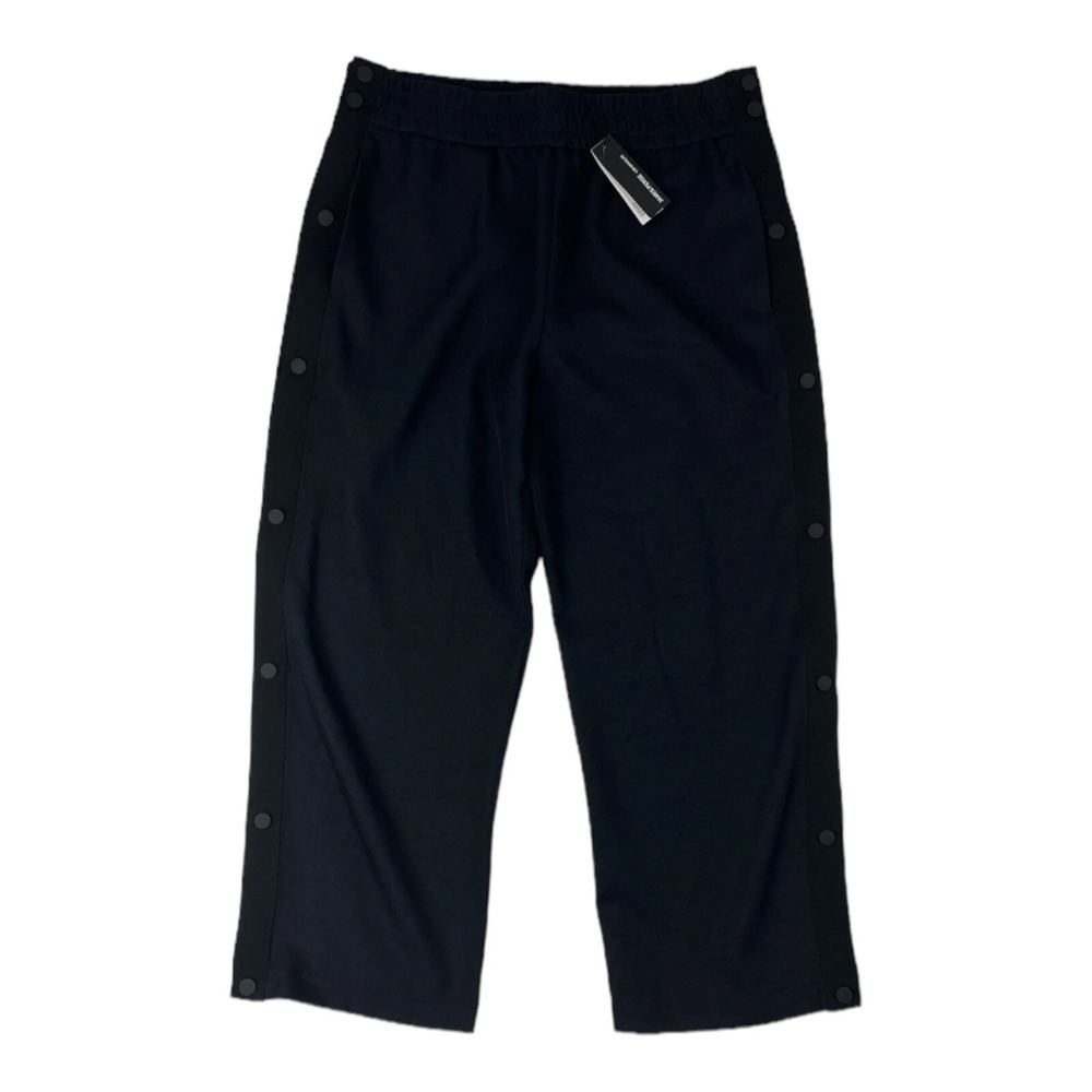 NWT‎ James Perse Black Snap Side Leg Pants Womens Size 1 MSRP $350